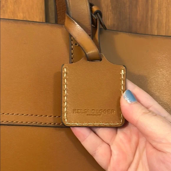 Kelsi Dagger Tan Leather Handbag - Picture 3 of 7